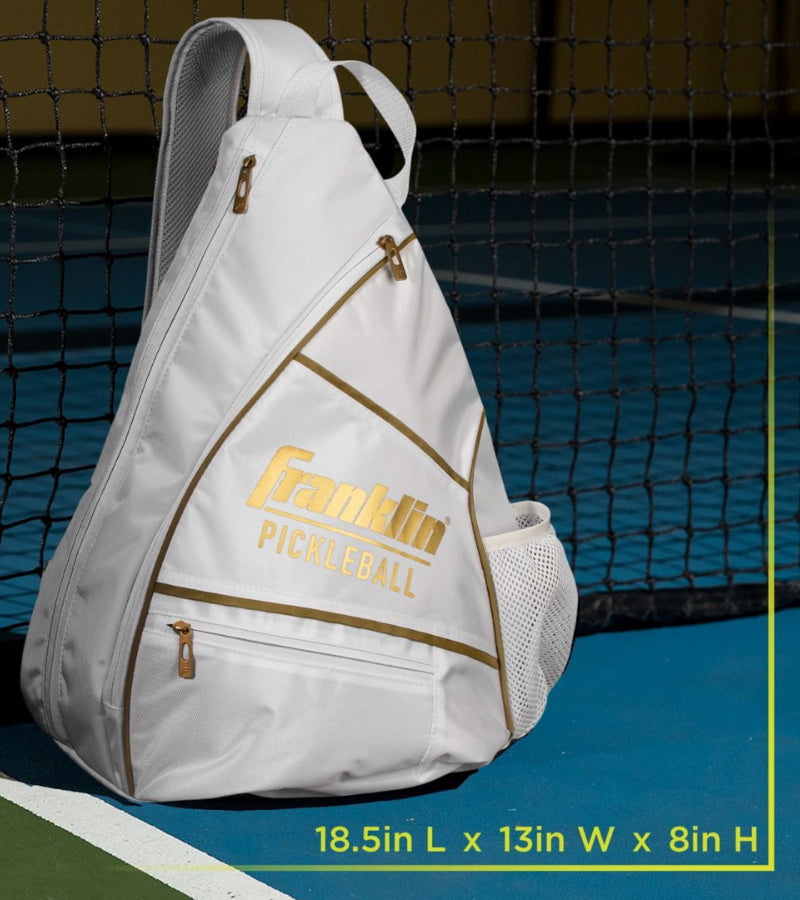 Load image into Gallery viewer, Franklin Pickleball Sling Bag Gold