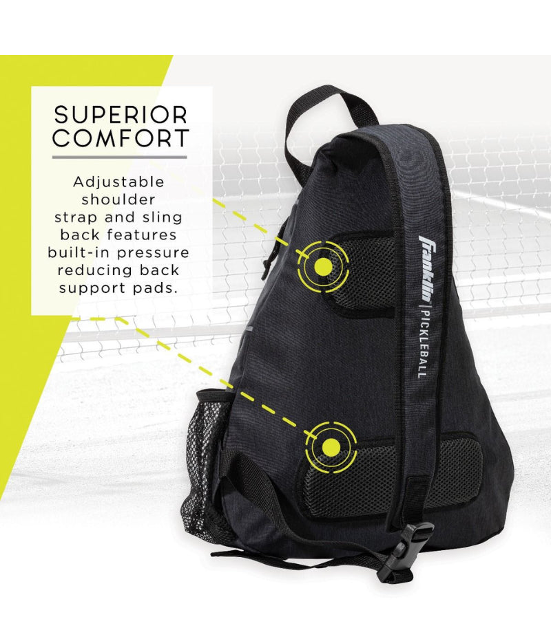Load image into Gallery viewer, Franklin Pickleball Sling Bag Charcoal Grey