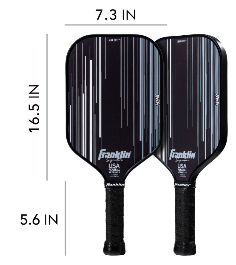 Load image into Gallery viewer, Franklin Signature Series Fiberglass Pro Pickleball Paddle Black