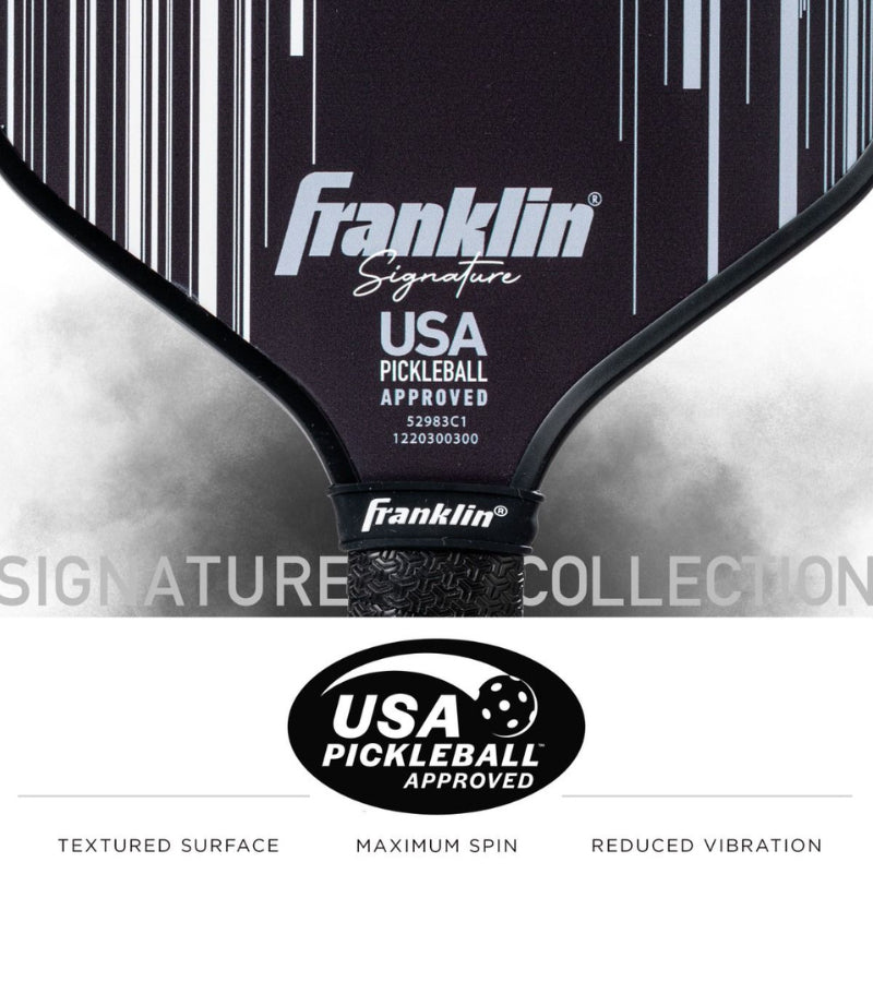 Load image into Gallery viewer, Franklin Signature Series Fiberglass Pro Pickleball Paddle Black