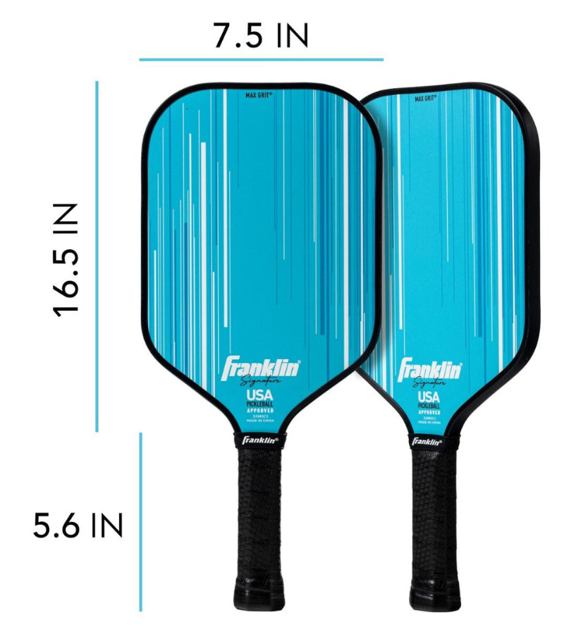 Load image into Gallery viewer, Franklin Signature Series Fiberglass Pro Pickleball Paddle Blue