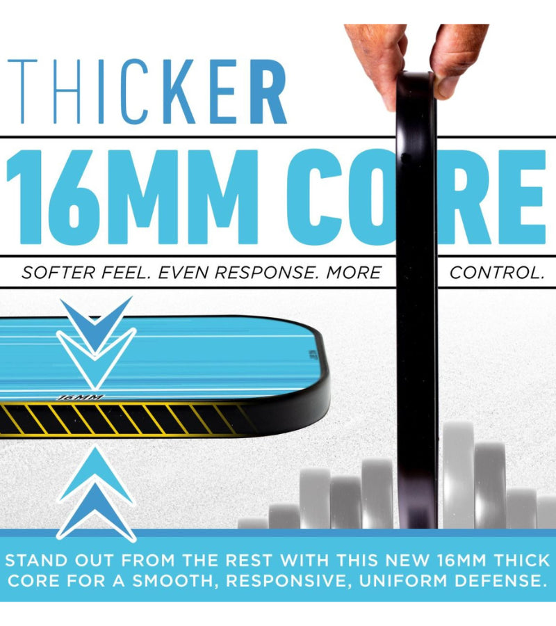 Load image into Gallery viewer, Franklin Signature Series Fiberglass Pro Pickleball Paddle Blue