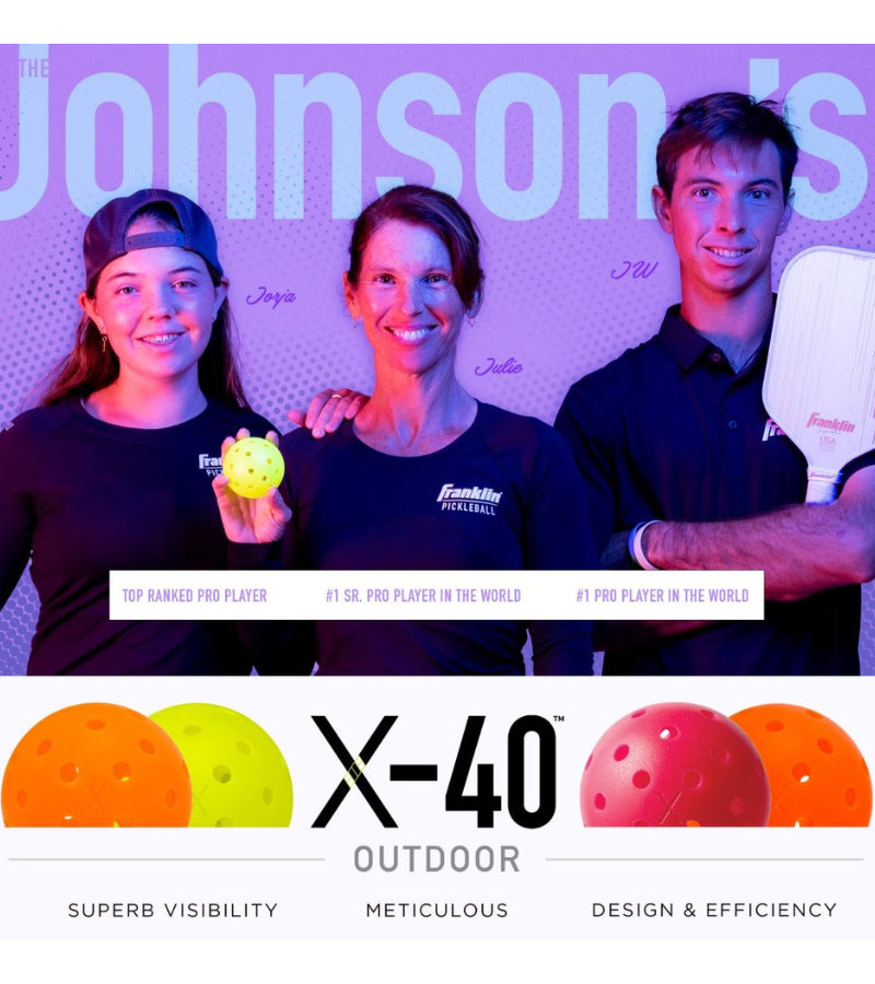 Load image into Gallery viewer, Franklin X-40 Performance Outdoor Pickleballs 12-pack