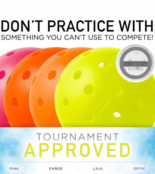 Franklin X-40 Performance Outdoor Pickleballs 100-pack