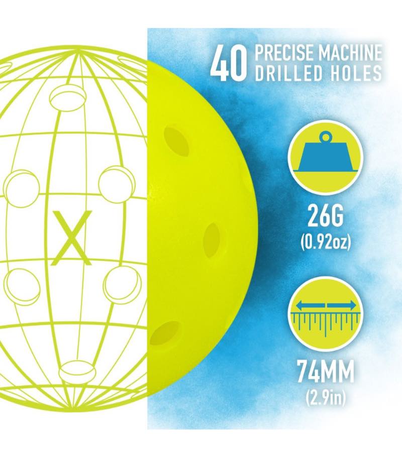 Load image into Gallery viewer, Franklin X-40 Performance Outdoor Pickleballs 3-pack