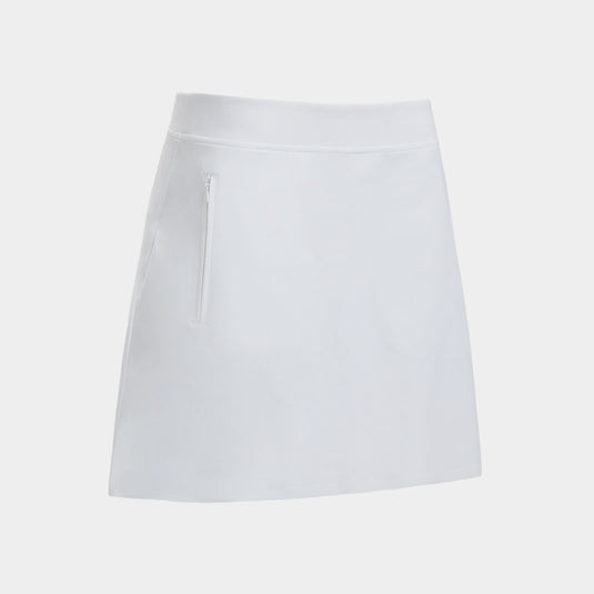 G/Fore Silky Tech Nylon Skirt - Snow White