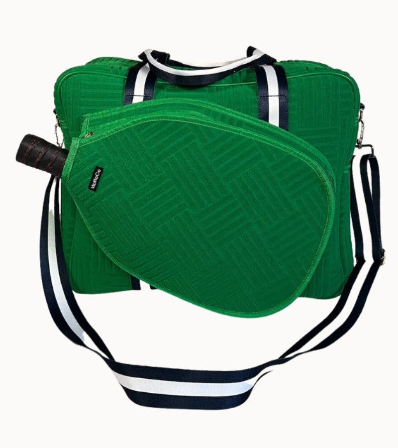 Load image into Gallery viewer, Terry Pickleball Tote Kelly Green