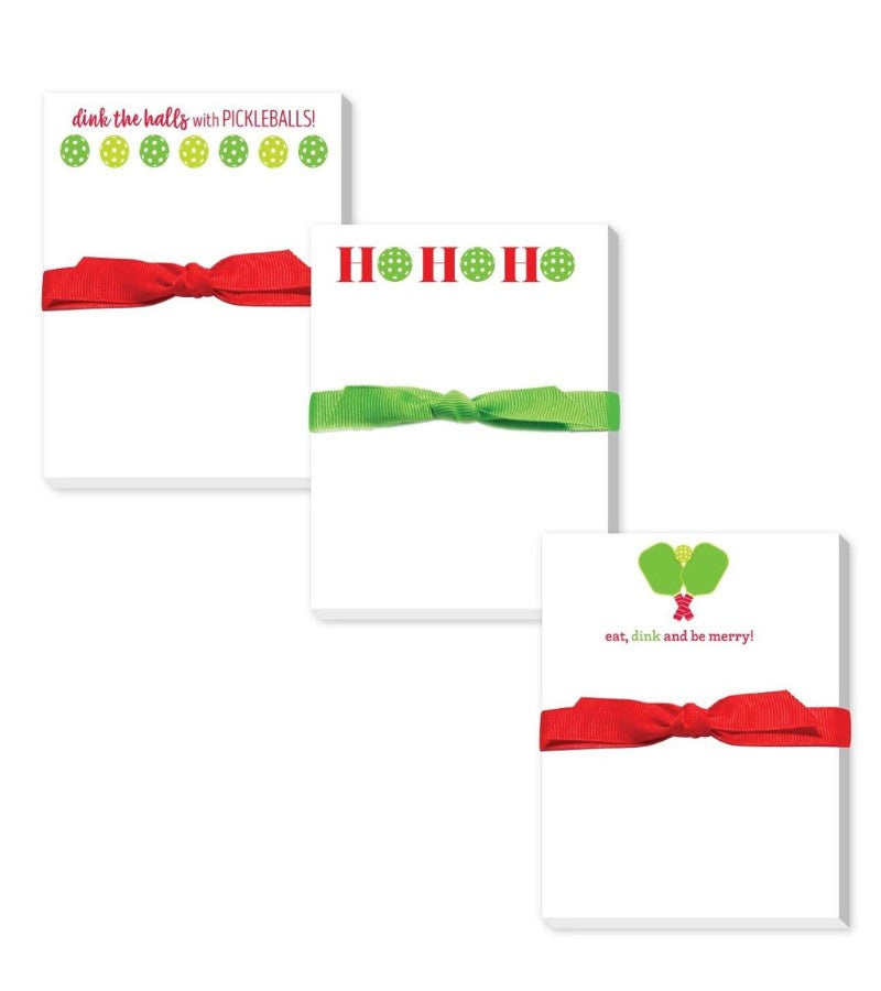 Load image into Gallery viewer, Holiday Pickleball Mini Notepads
