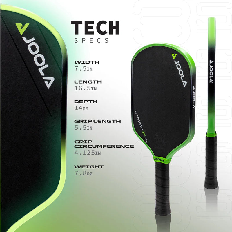 Load image into Gallery viewer, JOOLA Ben Johns Hyperion 3S Pickleball Paddle - 14mm