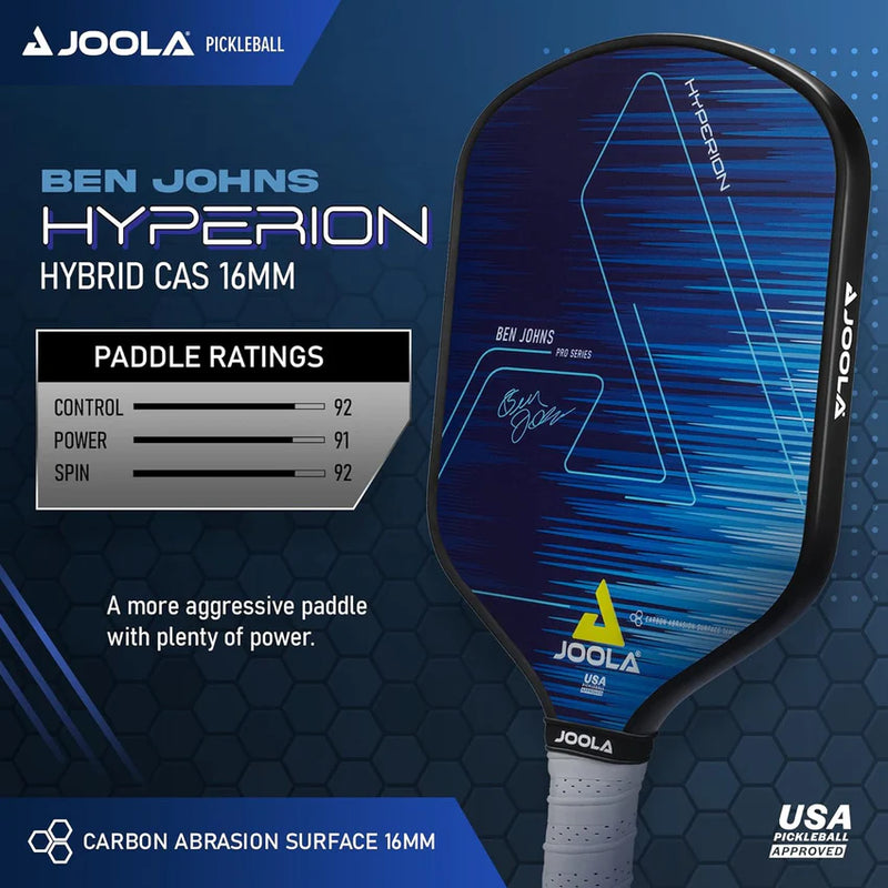 Load image into Gallery viewer, JOOLA Ben Johns Hyperion CAS 16 Graphite Paddle