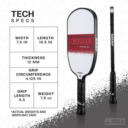 JOOLA Steffi Graf Champion Fiberglass Pickleball Paddle - 12mm
