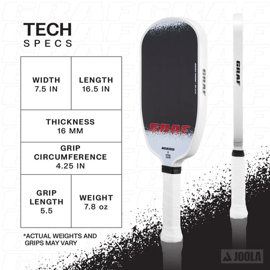 JOOLA Steffi Graf Edge Pickleball Paddle - 16mm