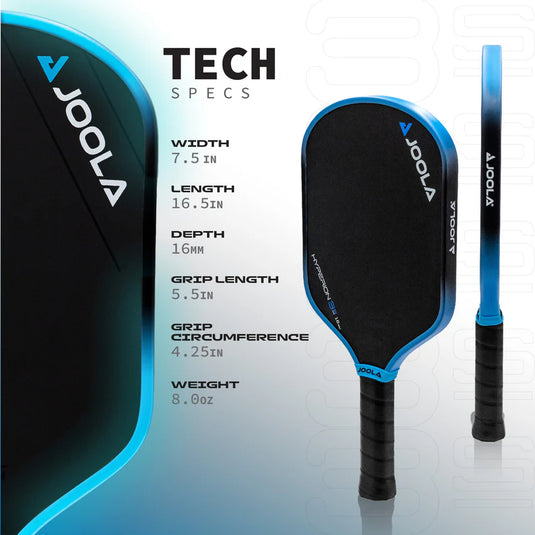 JOOLA Simone Jardim Hyperion 3S Pickleball Paddle - 16mm