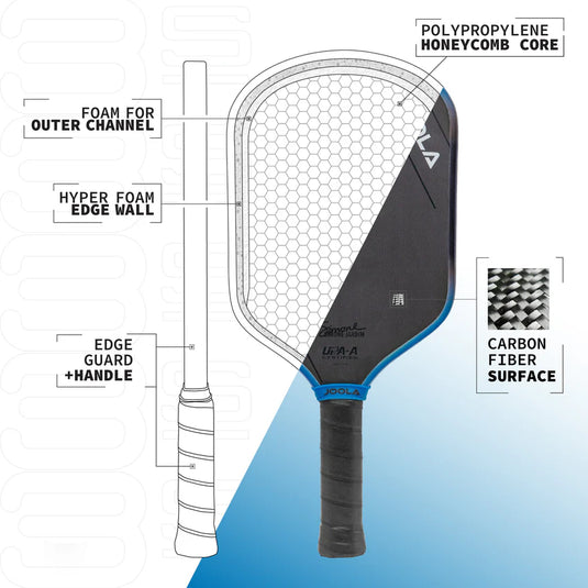 JOOLA Simone Jardim Hyperion 3S Pickleball Paddle - 16mm