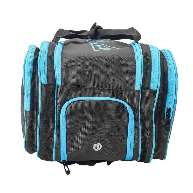 Load image into Gallery viewer, Joola Tour Elite Pickleball Bag - Black/Light Blue