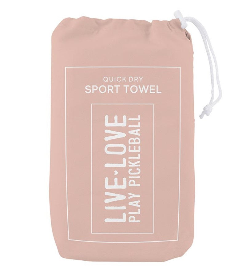 Load image into Gallery viewer, Live Love Play Pickleball Sport Towel Bag