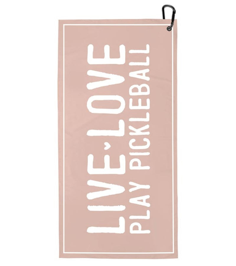 Load image into Gallery viewer, Live Love Play Pickleball Sport Towel