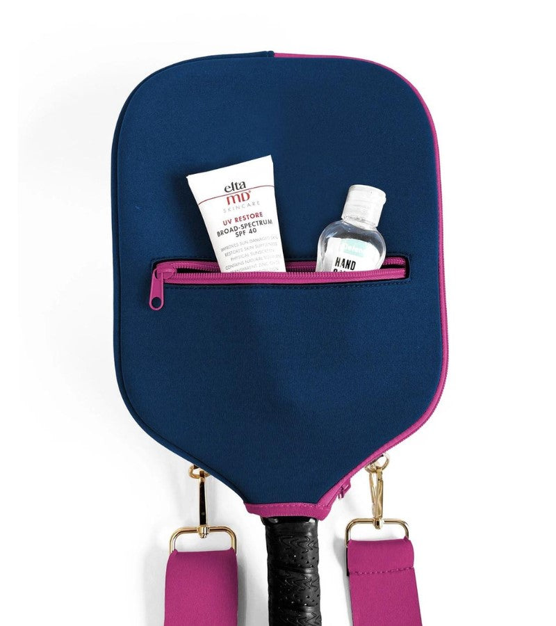 Load image into Gallery viewer, Navy Neoprene Cross Body Paddle Cover