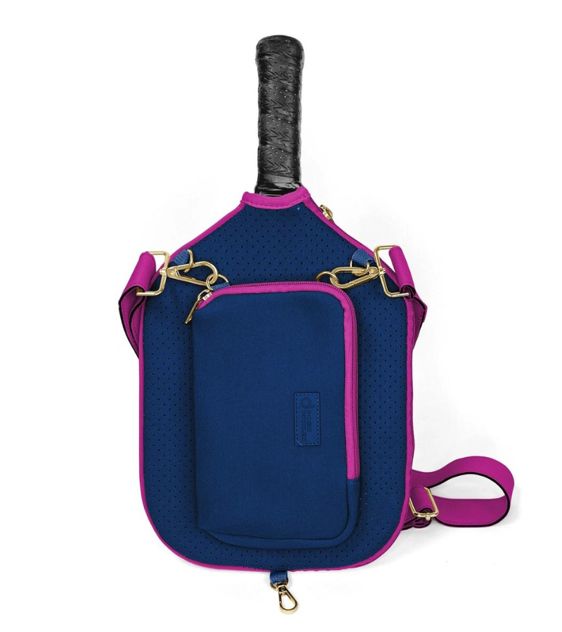 Load image into Gallery viewer, Navy Neoprene Cross Body Paddle Cover