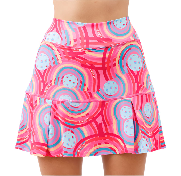 Load image into Gallery viewer, Pickleball Bella Circles Drop Pleat Skort