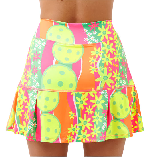 Load image into Gallery viewer, Pickleball Bella Daisy Skort Drop Pleat Back