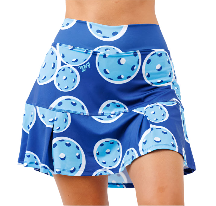 Load image into Gallery viewer, Pickleball Bella Double Bounce Drop Pleat Skort