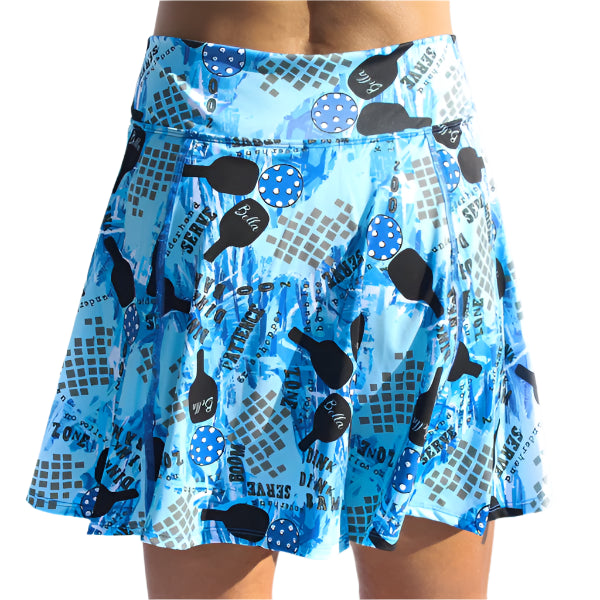 Load image into Gallery viewer, Pickleball Bella Graffiti 2 Skort Back