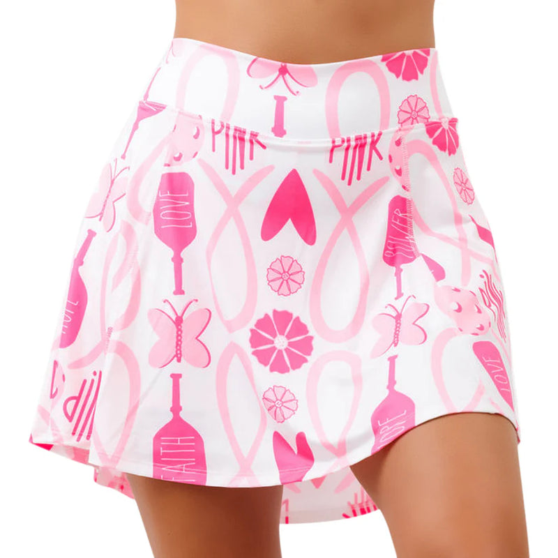 Load image into Gallery viewer, PIckleball Bella Hope Aline Skirt Front Moving