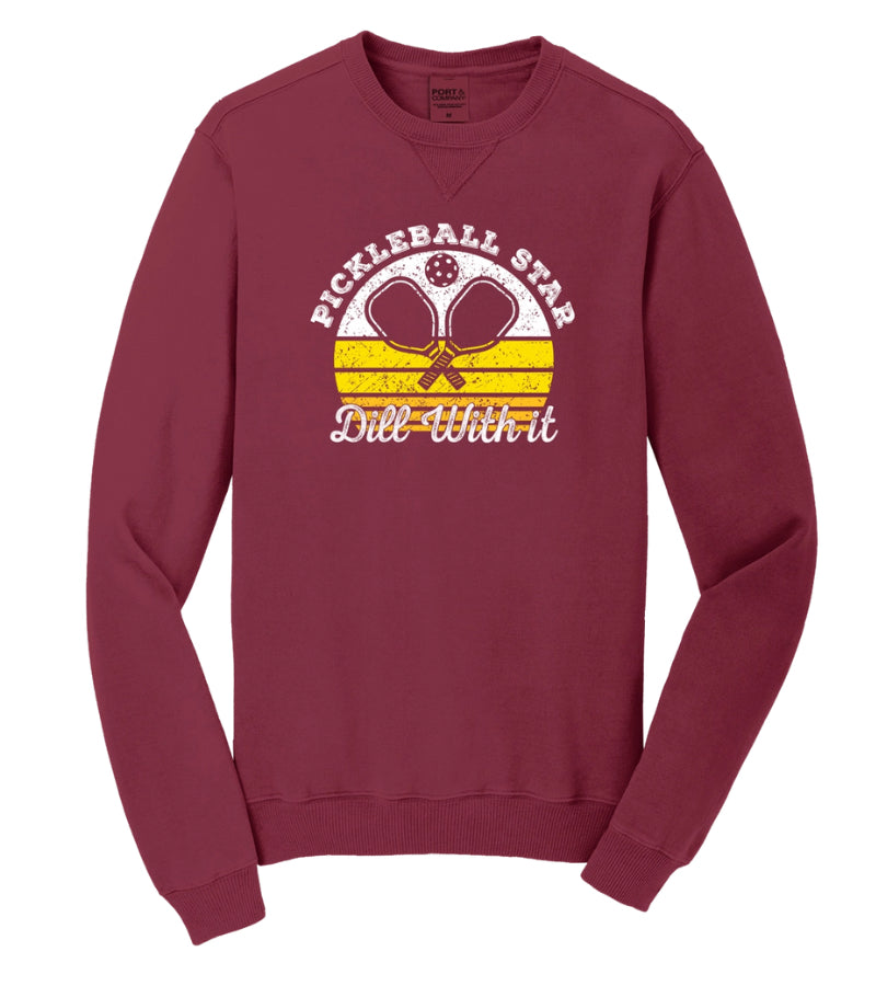 Load image into Gallery viewer, Pickleball Star Dill With It Sweatshirt