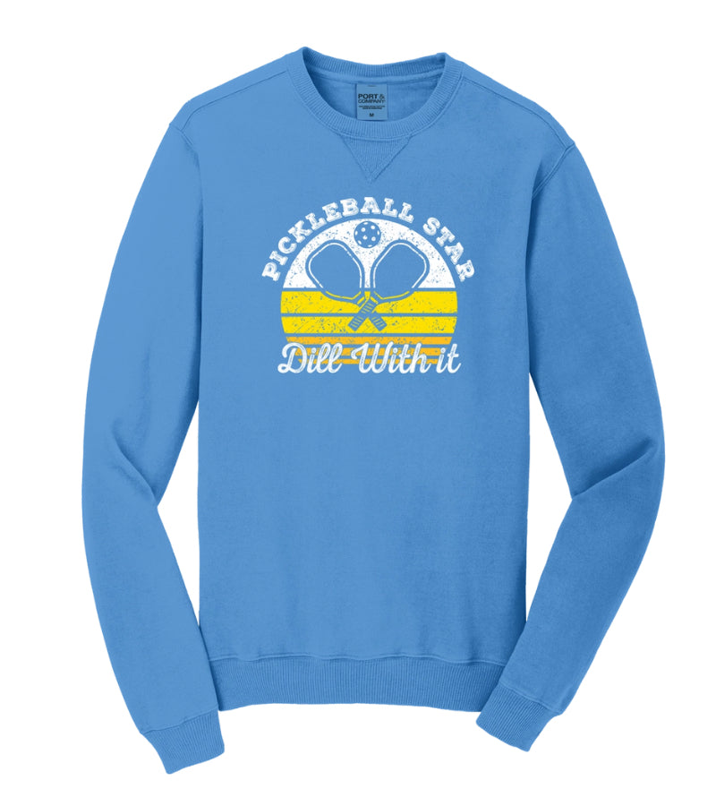 Load image into Gallery viewer, Pickleball Star Dill With It Sweatshirt