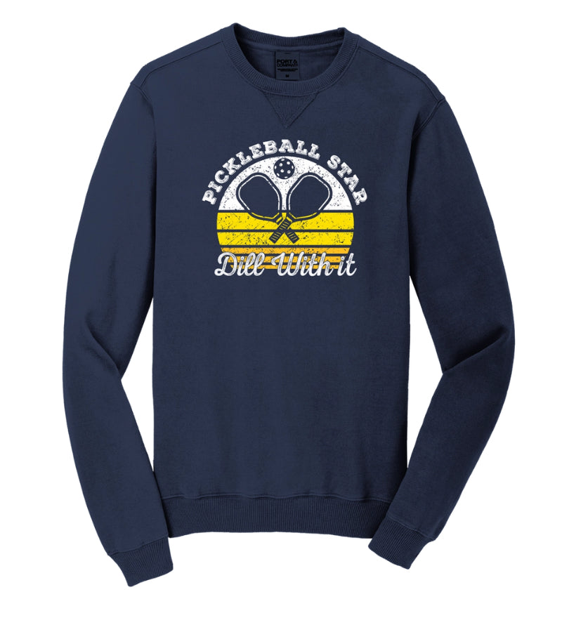 Load image into Gallery viewer, Pickleball Star Dill With It Sweatshirt