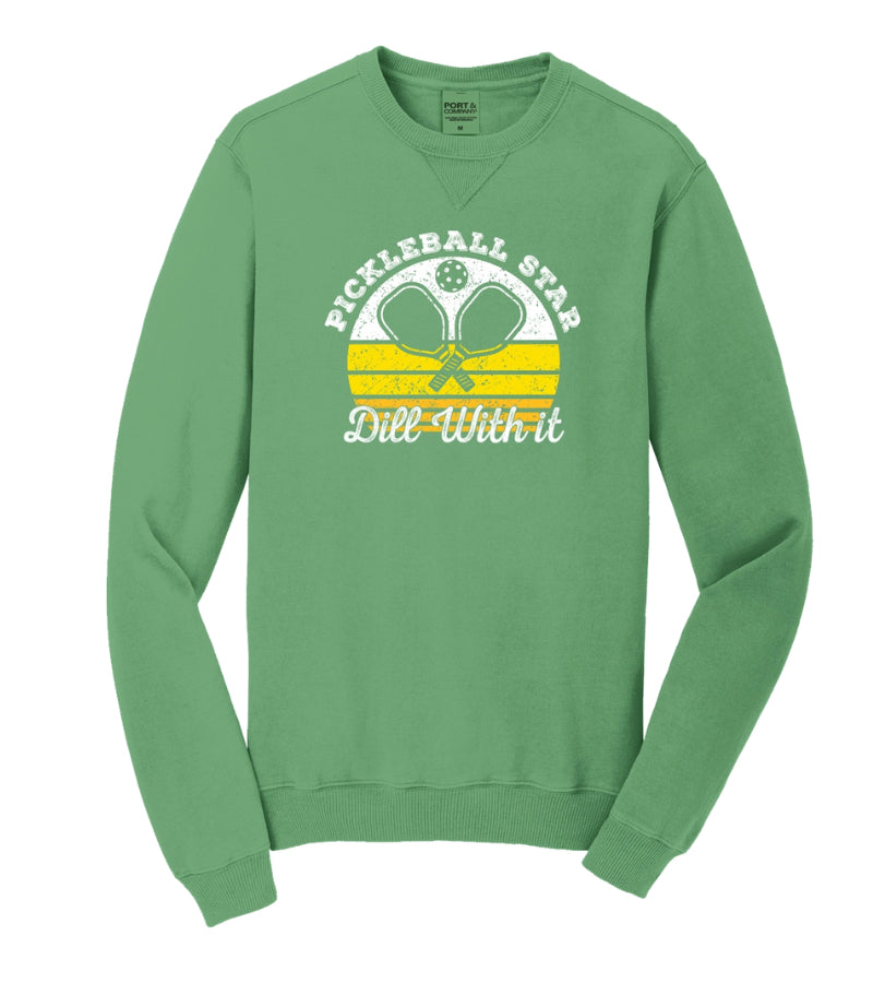 Load image into Gallery viewer, Pickleball Star Dill With It Sweatshirt