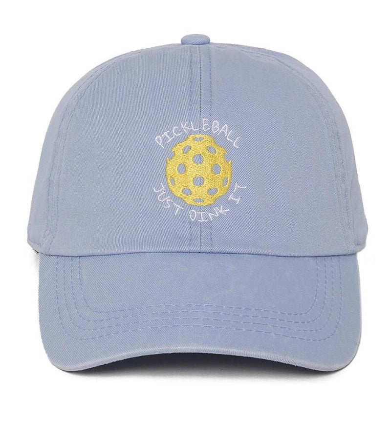 Load image into Gallery viewer, Pickleball Just Dink It Hat Light Blue