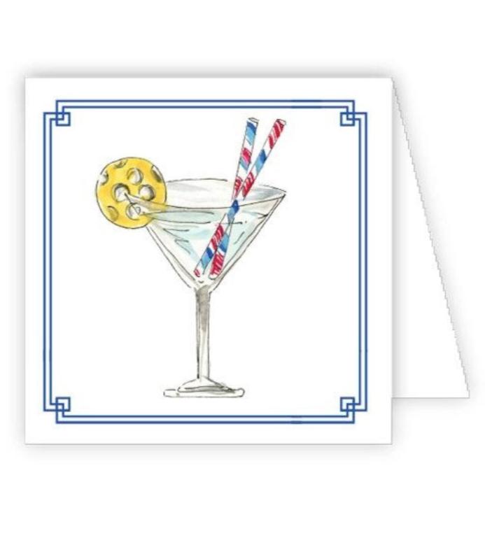 Load image into Gallery viewer, Pickleball Martini Gift Enclosure Card