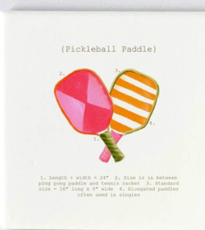 Load image into Gallery viewer, Pickleball Definitions Coasters - Set of 4