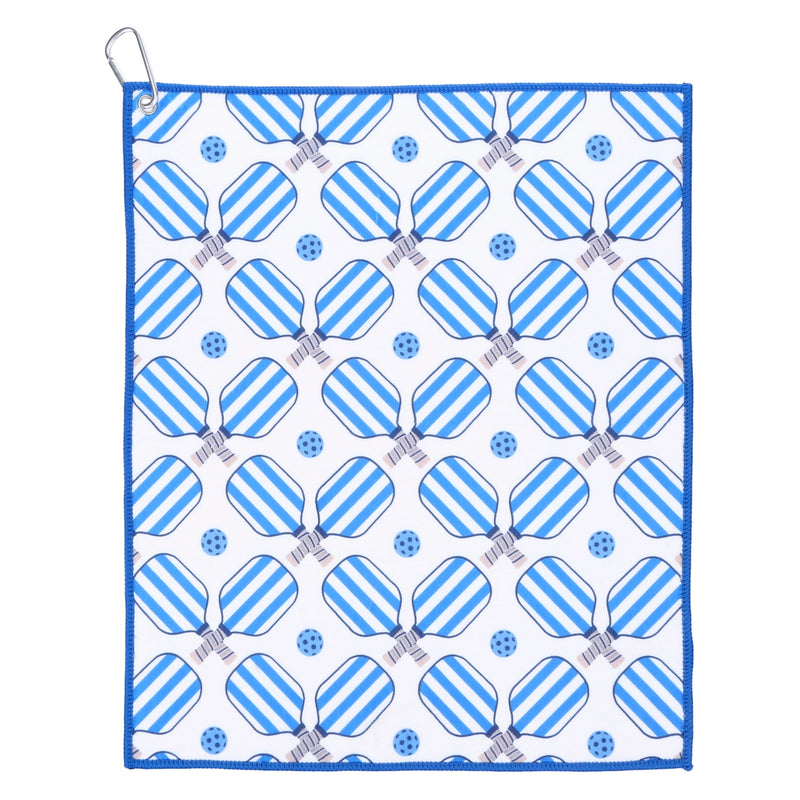 Load image into Gallery viewer, Pickleball Paddles Sport Towel Blue Stripe 2