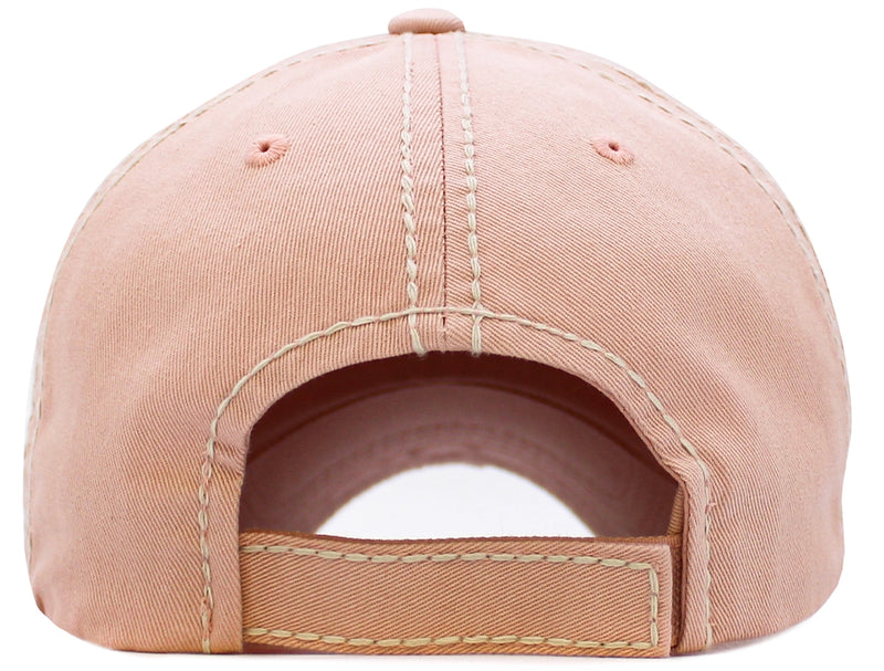 Load image into Gallery viewer, Pickleball Queen Vintage Hat Dusty Rose - Back View