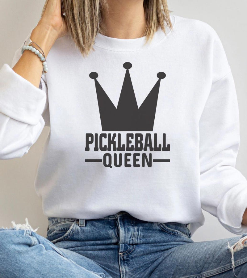 Load image into Gallery viewer, Pickleball Queen Crew Sweatshirt