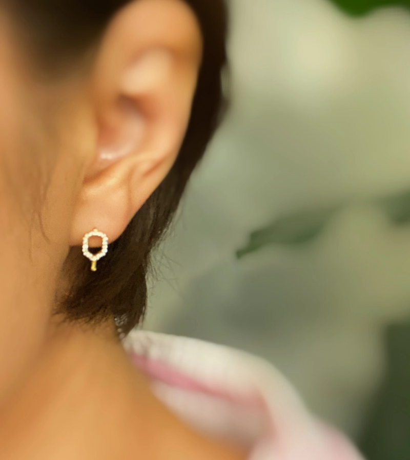 Load image into Gallery viewer, Club Pickleball Dainty Earrings