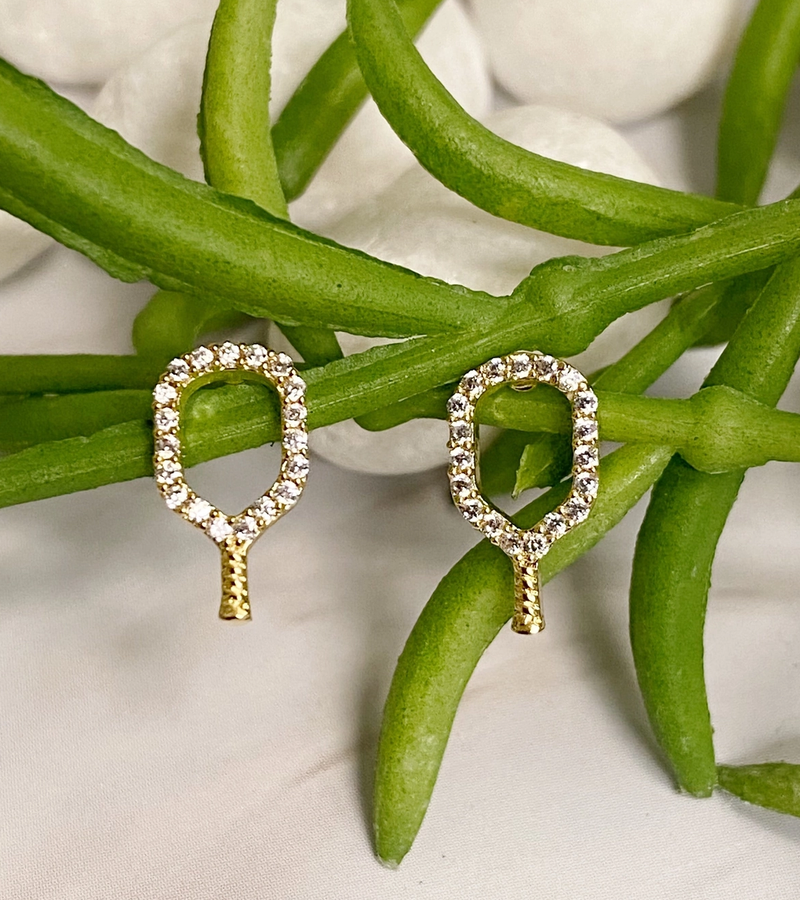 Load image into Gallery viewer, Club Pickleball Dainty Earrings