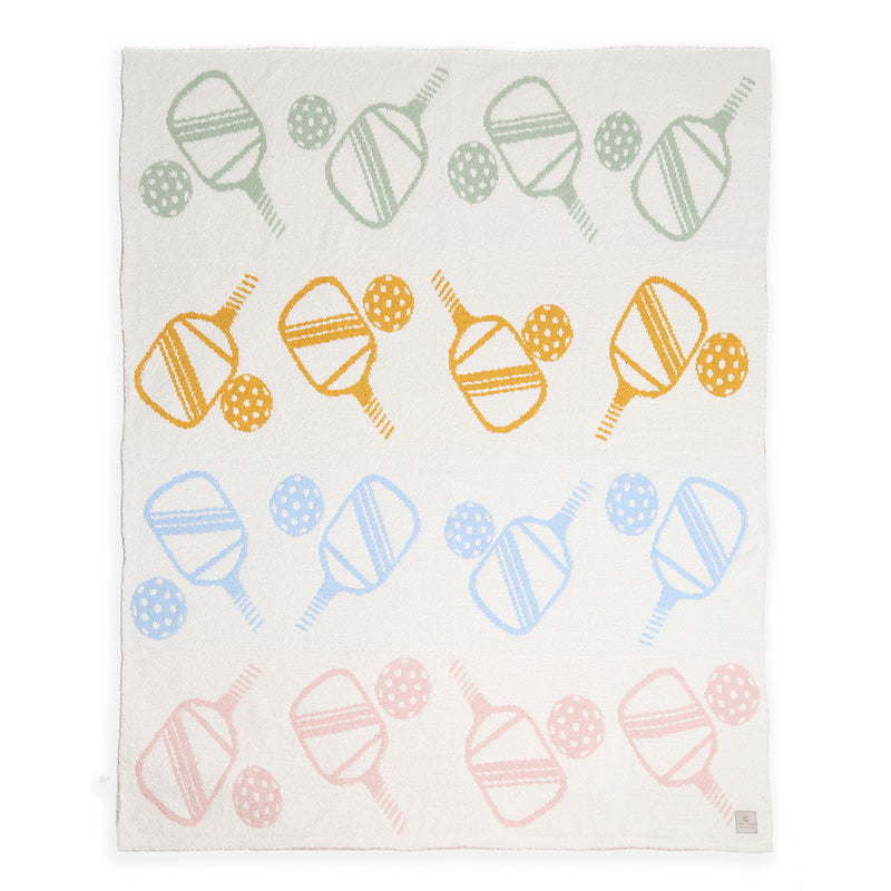 Load image into Gallery viewer, Pickleball Reversible Throw Blanket
