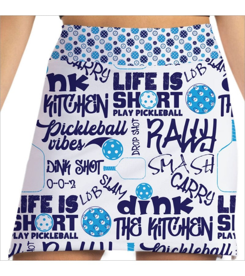 Load image into Gallery viewer, Pickleball Slam Blue Skort Regular