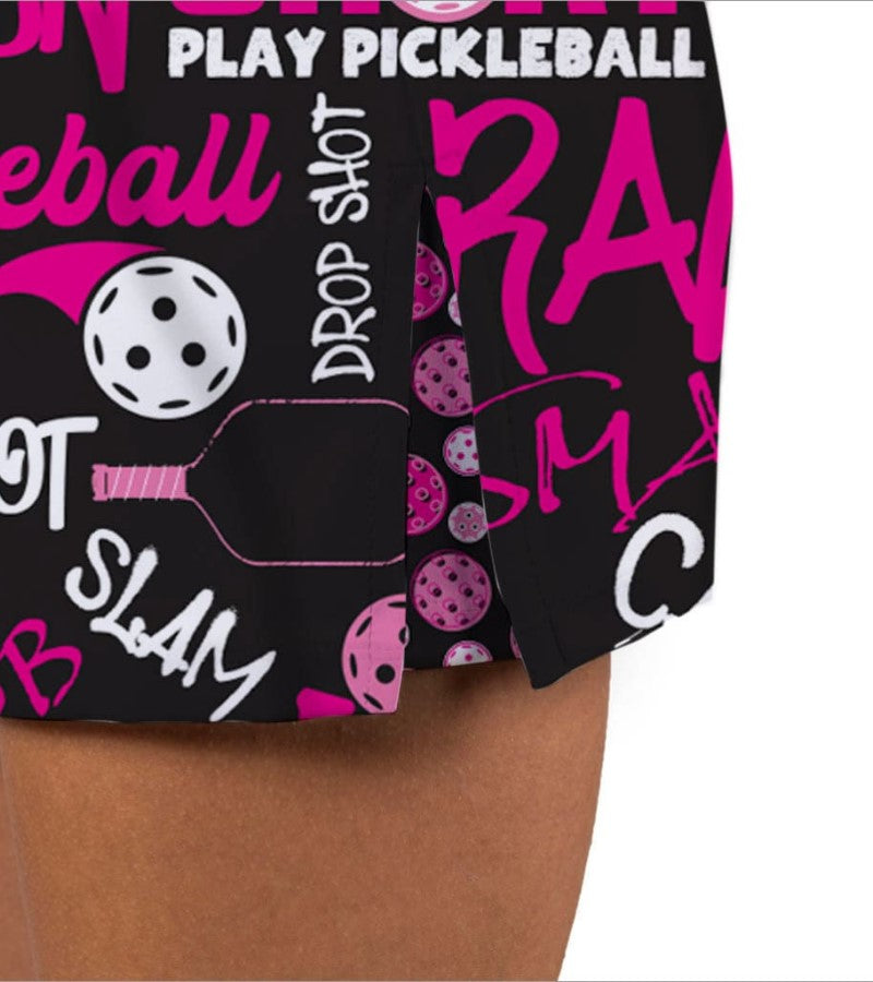 Load image into Gallery viewer, Pickleball Slam Pink Skort Pleat
