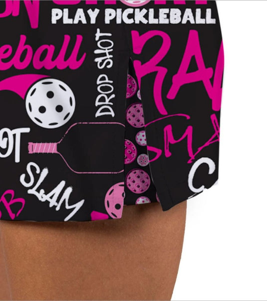 Pickleball Slam Pink Skort Pleat
