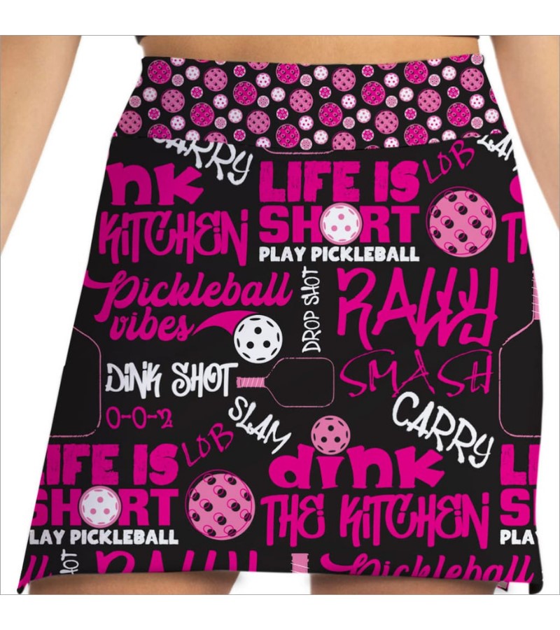 Load image into Gallery viewer, Pickleball Slam Pink Skort Regular