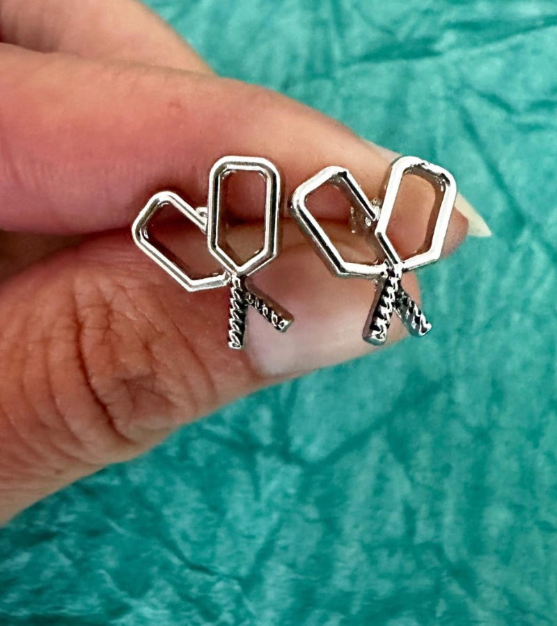 Load image into Gallery viewer, Pickleball Paddle Stud Earrings