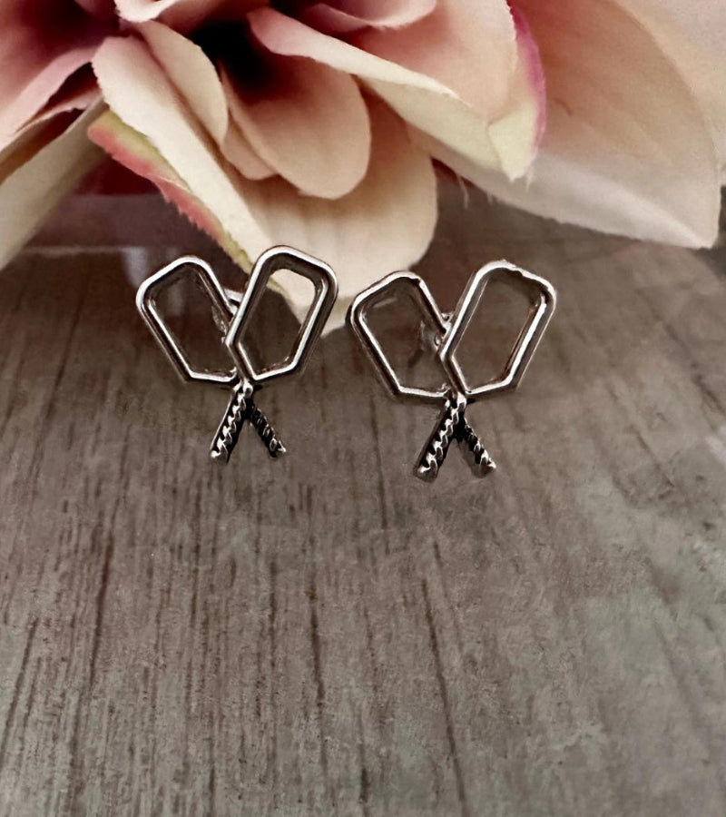 Load image into Gallery viewer, Pickleball Paddle Stud Earrings
