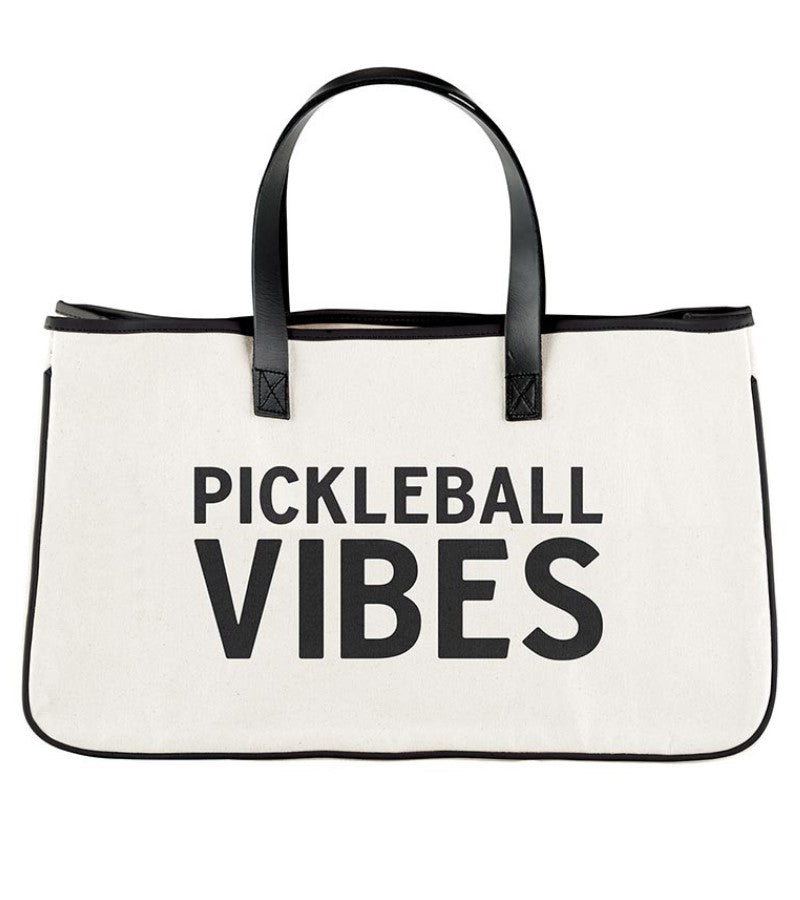 Load image into Gallery viewer, Pickleball Vibes Canvas Tote Bag