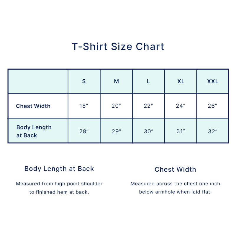 Load image into Gallery viewer, Pickleballer T-Shirt Sizing Chart