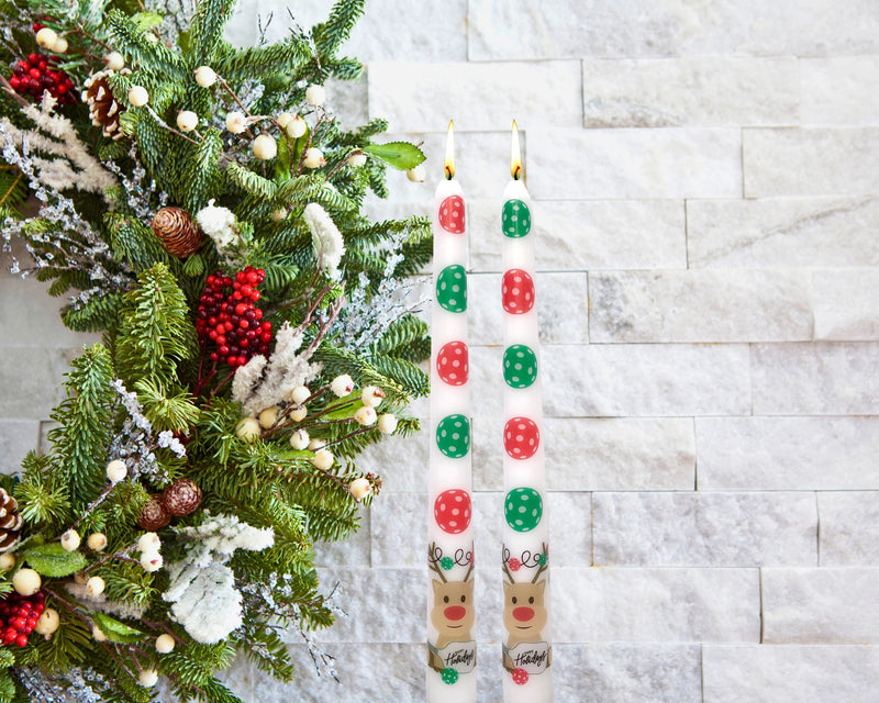 Load image into Gallery viewer, Pickleballs & Rudolph Christmas Candle